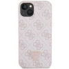 Etui Guess Crossbody 4G Metal Logo na iPhone 14 - różowe