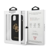 Etui Guess Silicone 4G Logo na iPhone 13 - czarne