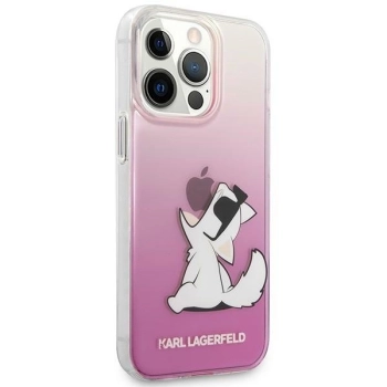 Etui Karl Lagerfeld Choupette Fun na iPhone 14 Pro Max - różowe