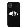 Etui DKNY Liquid Silicone White Printed Logo MagSafe na iPhone 11 / Xr - czarne
