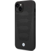 Etui BMW Leather Seats Pattern na iPhone 14 - czarne