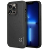 Etui Mercedes Leather Wave Patern na iPhone 14 Pro Max - czarne