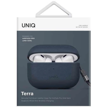 Etui UNIQ Terra na AirPods Pro 2 gen - niebieskie