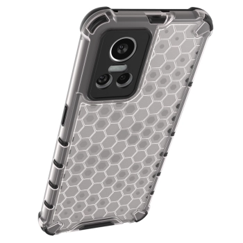 Honeycomb etui pancerny pokrowiec z żelową ramką Realme GT Neo 3 czarny