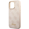 Etui Guess 4G Vintage Gold Logo na iPhone 14 Pro - różowe