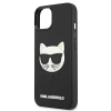 Etui Karl Lagerfeld 3D Rubber Choupette na iPhone 13 mini - czarne