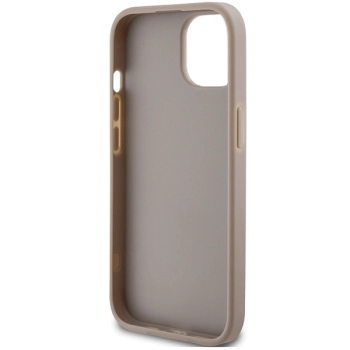 Etui Guess 4G Triangle Metal Logo na iPhone 15 / 14 / 13 - białe