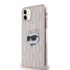 Etui Karl Lagerfeld IML Choupette Head & Monogram na iPhone 11 / Xr - różowe