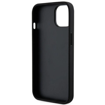 Etui Karl Lagerfeld Saffiano Monogram Choupette na iPhone 14 - czarne