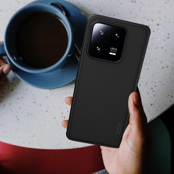 Nillkin Super Frosted Shield Pro etui do Xiaomi 13 Pro pancerny pokrowiec + podstawka na telefon czarne