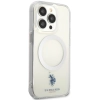 Etui U.S. Polo Assn. MagSafe Collection do iPhone 15 Pro - przezroczyste