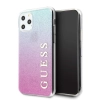 Etui Guess Glitter Gradient na iPhone 11 Pro - różowo-niebieskie