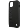 Etui BMW Leather Stamp na iPhone 14 - czarne