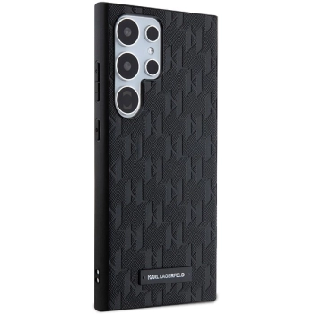 Etui Karl Lagerfeld Saffiano Mono Metal Logo na Samsung Galaxy S24 Ultra - czarne