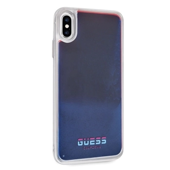 Etui Guess California Glow in the dark na iPhone Xs Max - czerwone