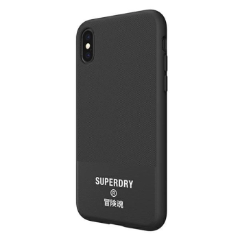 Etui SuperDry Moulded Canvas na iPhone X / Xs - czarne