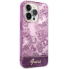 Etui Guess Porcelain Collection na iPhone 14 Pro - fuksjowe