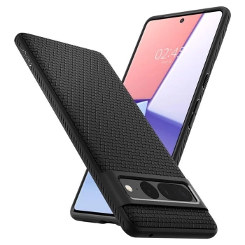 Etui Spigen Liquid Air na Google Pixel 7 Pro - czarny mat