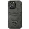 Etui Guess 4G Triangle Logo Cardslot na iPhone 13 Pro Max - czarne