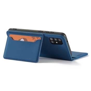 Magnet Card Case etui do Samsung Galaxy A53 5G pokrowiec portfel na karty kartę podstawka niebieski