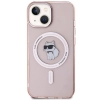 Etui Karl Lagerfeld IML Choupette MagSafe na iPhone 15 - różowe