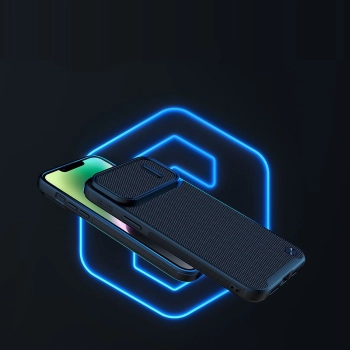 Nillkin Textured S Case etui iPhone 14 pancerny pokrowiec z osłoną na aparat czarny