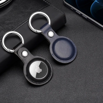 Dux Ducis zestaw 4x silikonowe etui brelok zawieszka case do lokalizatora Apple AirTag (4 kolory: czarny, zielony, różowy, niebieski)