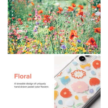Ringke Fusion Design pancerne etui pokrowiec z żelową ramką Samsung Galaxy S22+ (S22 Plus) przezroczysty (Seoul) (F593R89)