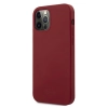 Etui Mini Morris Silicone Tone On Tone na iPhone 12 Pro Max - czerwone