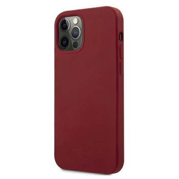 Etui Mini Morris Silicone Tone On Tone na iPhone 12 Pro Max - czerwone