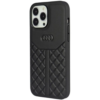 Etui Audi Genuine Leather na iPhone 13 Pro Max - czarne