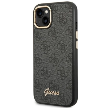 Etui Guess 4G Vintage Gold Logo na iPhone 14 - czarne