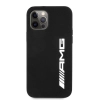 Etui AMG Silicone Big Logo na iPhone 12 Pro Max - czarne