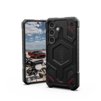 Etui UAG Monarch Pro do Samsung Galaxy S24 z modułem magnetycznym - czarny kevlar
