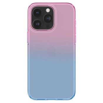 Etui Spigen Liquid Crystal na iPhone 15 Pro - różowo-niebieskie