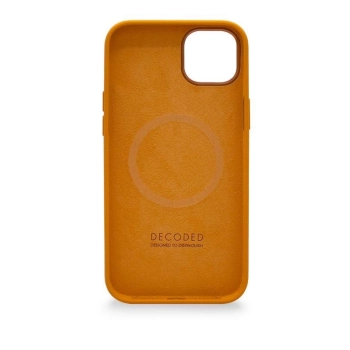 Etui Decoded Silicone Case silikonowe z MagSafe do iPhone 13 / iPhone 14 - pomarańczowe
