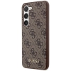 Etui Guess 4G Metal Gold Logo na Samsung Galaxy S23+ - brązowe