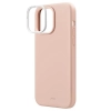 Etui UNIQ Lino Hue Magclick Charging na iPhone 14 Pro Max - różowe
