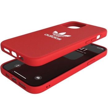 Etui Adidas OR Moulded Case Canvas na iPhone 12 Pro Max - czerwone