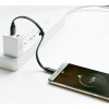 Baseus Nimble płaski kabel przewód USB / USB-C z uchwytem 2A 0,23M czarny (CATMBJ-01)