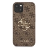 Etui Guess 4G Big Metal Logo na iPhone 13 - brązowe