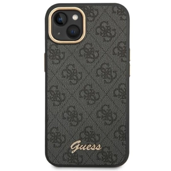 Etui Guess 4G Vintage Gold Logo na iPhone 14 - czarne