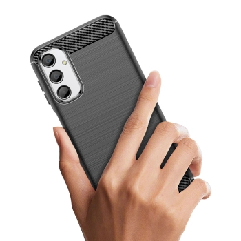 Elastyczne etui wzór karbon do Samsung Galaxy M34 Carbon Case - czarne