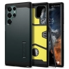 Etui Spigen Tough Armor na Samsung Galaxy S22 Ulyta - zielone