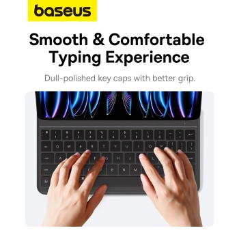 Etui z klawiaturą Baseus Brilliance Series na iPad 10.9'' 2022 (10 gen.) + kabel USB-C - czarne