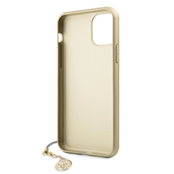 Etui Guess 4G Charms Collection na iPhone 11 / Xr - brązowe
