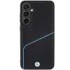Etui BMW Signature Leather Textured & Line MagSafe na Samsung Galaxy S24+ - czarne