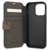 Etui Guess 4G Big Metal Logo na iPhone 13 Pro Max - brązowe