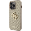 Etui Guess Perforated 4G Glitter na iPhone 15 Pro Max - złote
