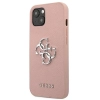 Etui Guess Saffiano 4G Metal Logo na iPhone 13 mini - różowe